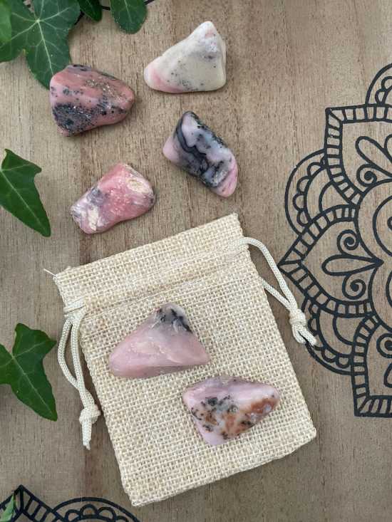 Opale rose pierre douceur sagesse positivité